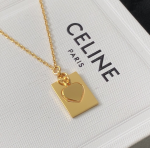 Replica Womens Jewelry Celine Separables Heart Box Pendant Gold A39PP130 AA179758