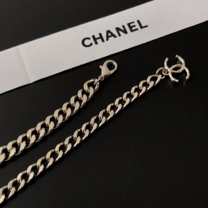 Replica Womens Jewelry Chanel CC Logo Chain Choker Necklace A39PP190 AA179762