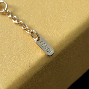 Replica Womens Jewelry Fendi Olock Small Clip Link Bracelet Gold A39PP140 AA179756