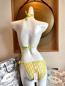 Replica Free Gift Dior Oblique Bikini Light Green SML A124PP105 AA179998