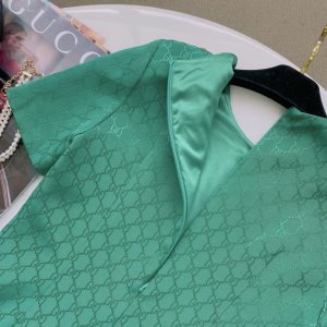 Replica Womens Clothing Gucci GG Dress Green SML A154PP880 AA180093
