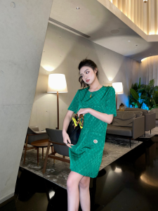 Replica Womens Clothing Gucci GG Dress Green SML A154PP880 AA180093