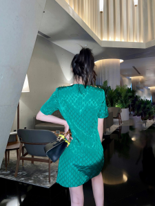 Replica Womens Clothing Gucci GG Dress Green SML A154PP880 AA180093
