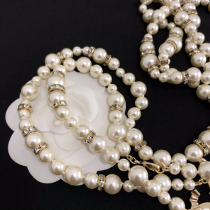 Replica Womens Jewelry Chanel CC Pearls Long Necklace A39PP280 AA179925