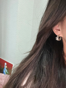 Replica Womens Jewelry Chanel Crystals CC Hoop Earrings Gold A39PP120 AA179932