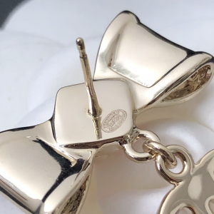 Replica Womens Jewelry Chanel Gold CC Bowknot Earrings A39PP120 AA179923