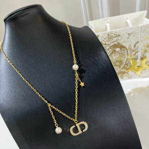 Replica Womens Jewelry Dior VIP Petit CD Chain Necklaces A62PP180 AA179958