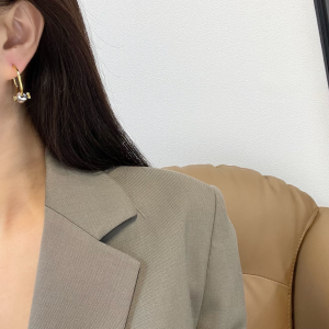 Replica Womens Jewelry Dior VIP Petit CD Earrings with Metal Pearl A62PP180 AA179956