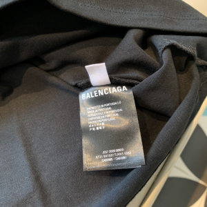 Replica Womens Clothing Balenciaga Black Cotton T Shirt SML A218PP180 AA180487