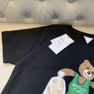 Replica Womens Clothing Bottega Veneta Black Cotton T Shirt SML A218PP180 AA180489