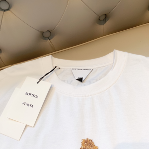 Replica Womens Clothing Bottega Veneta White Cotton T Shirt SML A218PP180 AA180488