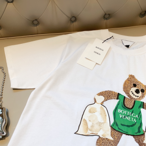 Replica Womens Clothing Bottega Veneta White Cotton T Shirt SML A218PP180 AA180488