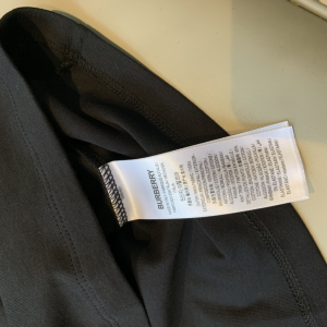 Replica Womens Clothing Burberry Black Cotton T Shirt SML A218PP180 AA180483