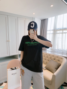 Replica Womens Clothing Burberry Black Cotton T Shirt SML A218PP180 AA180485