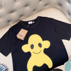 Replica Womens Clothing Burberry Black Cotton T Shirt SML A218PP180 AA180499