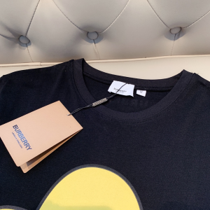 Replica Womens Clothing Burberry Black Cotton T Shirt SML A218PP180 AA180499