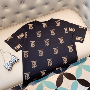 Replica Womens Clothing Burberry Black Cotton T Shirt SML A218PP180 AA180501
