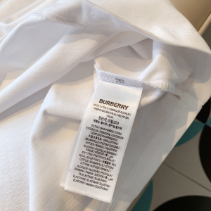 Replica Womens Clothing Burberry White Cotton T Shirt SML A218PP180 AA180482