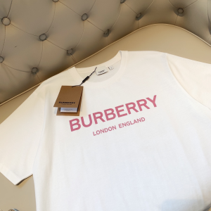Replica Womens Clothing Burberry White Cotton T Shirt SML A218PP180 AA180484