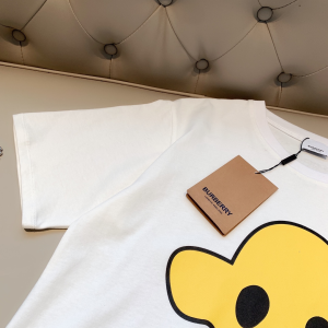 Replica Womens Clothing Burberry White Cotton T Shirt SML A218PP180 AA180498