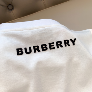 Replica Womens Clothing Burberry White Cotton T Shirt SML A218PP180 AA180498