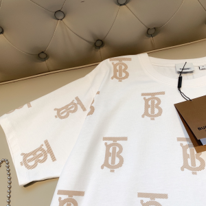Replica Womens Clothing Burberry White Cotton T Shirt SML A218PP180 AA180500