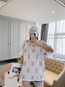 Replica Womens Clothing Burberry White Cotton T Shirt SML A218PP180 AA180500