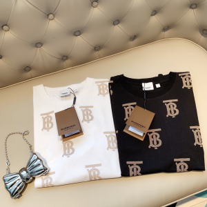 Replica Womens Clothing Burberry White Cotton T Shirt SML A218PP180 AA180500
