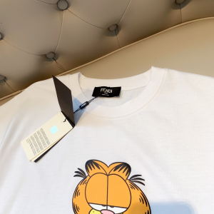 Replica Womens Clothing Fendi White Cotton T Shirt SML A218PP180 AA180493