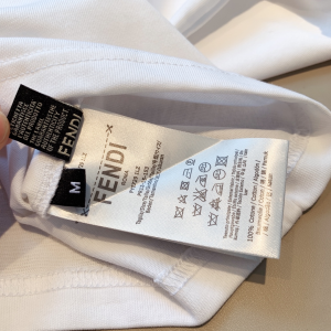 Replica Womens Clothing Fendi White Cotton T Shirt SML A218PP180 AA180493