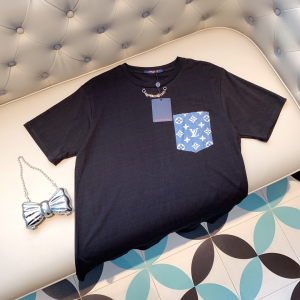 Louis Vuitton Black Cotton T Shirt 
