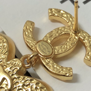 Replica Womens Jewelry Chanel Gold CC Butterfly Earrings A39PP120 AA180232