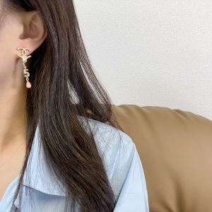 Replica Womens Jewelry Chanel VIP Crystals CC Drop Earrings A62PP180 AA180237