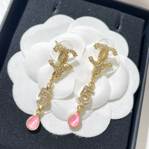 Replica Womens Jewelry Chanel VIP Crystals CC Drop Earrings A62PP180 AA180237