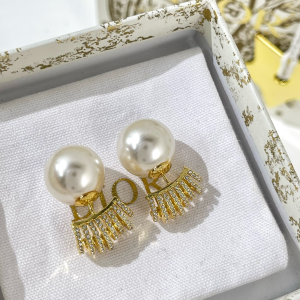 Replica Womens Jewelry Dior VIP Tribales Crystals Earrings A62PP170 AA180549