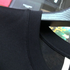 Replica Mens Clothing Hermes Black Cotton T Shirt M To XXXL A218PP180 AA180723