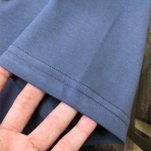 Replica Mens Clothing Hermes Navy Blue Cotton T Shirt M To XXXL A218PP180 AA180724