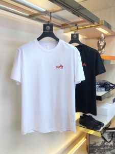 Hermes White Cotton T Shirt 