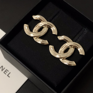 Replica Womens Jewelry Chanel Gold CC Logo Earrings A39PP110 AA180616
