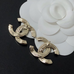 Replica Womens Jewelry Chanel Gold CC Logo Earrings A39PP110 AA180616