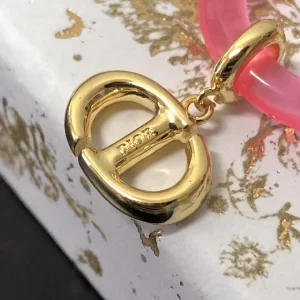 Replica Womens Jewelry Dior Navy CD Earrings A39PP120 AA180611