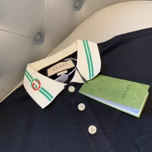 Replica Womens Clothing Gucci Black Cotton Polo T Shirt SML A218PP180 AA180833