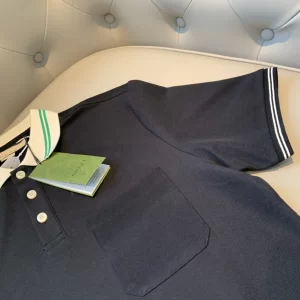 Replica Womens Clothing Gucci Black Cotton Polo T Shirt SML A218PP180 AA180833