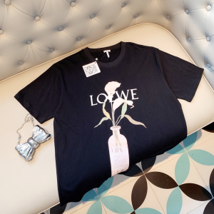 Loewe Black Cotton T Shirt 
