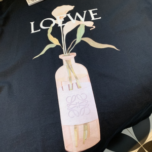 Replica Womens Clothing Loewe Black Cotton T Shirt SML A218PP180 AA180821