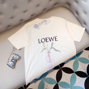Loewe White Cotton T Shirt 