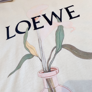 Replica Womens Clothing Loewe White Cotton T Shirt SML A218PP180 AA180822