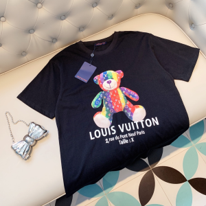 Louis Vuitton Black Cotton T Shirt 