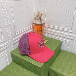 Replica Womens Hats Loewe Anagram Jacquard Cap Hat in Red Purple A190PP85 AA181011