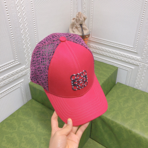 Replica Womens Hats Loewe Anagram Jacquard Cap Hat in Red Purple A190PP85 AA181011